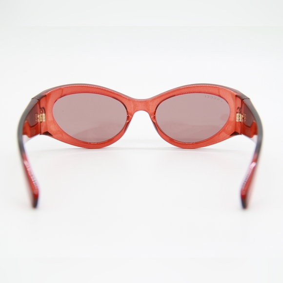 NEW GUCCI SUNGLASSES GG1401S 003 RED WOMEN EYEWEAR - Picture 8 of 12